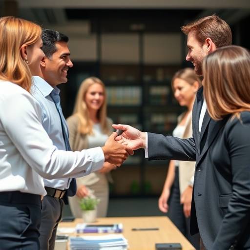 Due persone che si stringono la mano, simboleggiando un accordo amichevole