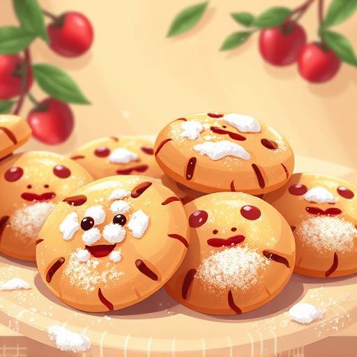 Illustrazione di biscotti e altri dolci italiani, a simboleggiare l'utilizzo dei cookie